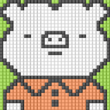 8-bit pixel Xiaolongbao boy sticker #10599262