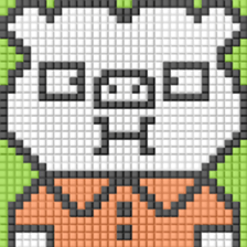 8-bit pixel Xiaolongbao boy sticker #10599263