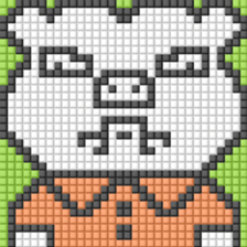 8-bit pixel Xiaolongbao boy sticker #10599266