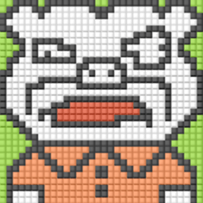 8-bit pixel Xiaolongbao boy sticker #10599267