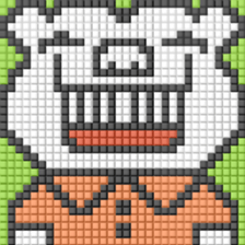 8-bit pixel Xiaolongbao boy sticker #10599269