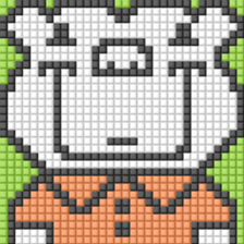 8-bit pixel Xiaolongbao boy sticker #10599270