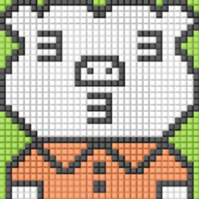 8-bit pixel Xiaolongbao boy sticker #10599272