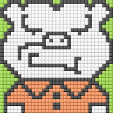 8-bit pixel Xiaolongbao boy sticker #10599273