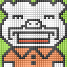 8-bit pixel Xiaolongbao boy sticker #10599275