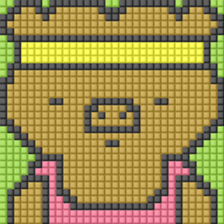 8-bit pixel Xiaolongbao boy sticker #10599279