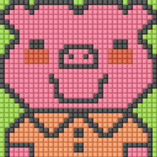 8-bit pixel Xiaolongbao boy sticker #10599284