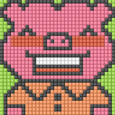 8-bit pixel Xiaolongbao boy sticker #10599285