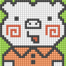 8-bit pixel Xiaolongbao boy sticker #10599287