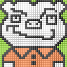 8-bit pixel Xiaolongbao boy sticker #10599288