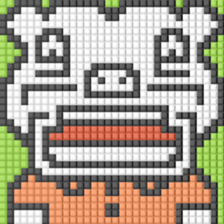 8-bit pixel Xiaolongbao boy sticker #10599290