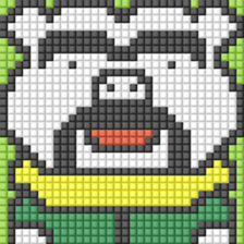 8-bit pixel Xiaolongbao boy sticker #10599292