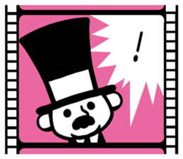 "Gentleman kinema" Sticker sticker #10599428