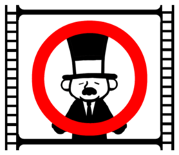 "Gentleman kinema" Sticker sticker #10599433