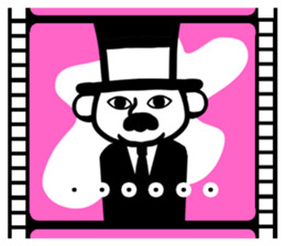 "Gentleman kinema" Sticker sticker #10599446