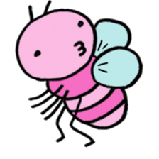Momoiro honeybee sticker #10599980