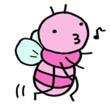 Momoiro honeybee sticker #10599987