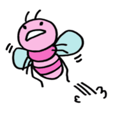 Momoiro honeybee sticker #10599994