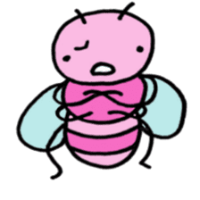 Momoiro honeybee sticker #10600001