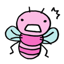 Momoiro honeybee sticker #10600003