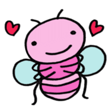Momoiro honeybee sticker #10600004