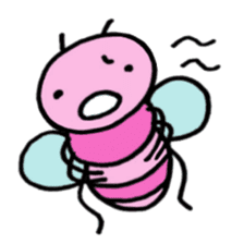Momoiro honeybee sticker #10600007