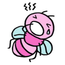 Momoiro honeybee sticker #10600008