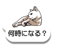 Cats love balloon 3 sticker #10600271