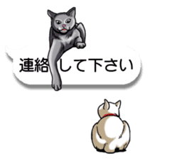 Cats love balloon 3 sticker #10600284