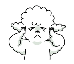 Various feelings by dog sticker #10600550