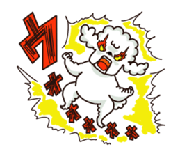 Various feelings by dog sticker #10600556