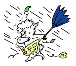 Various feelings by dog sticker #10600572