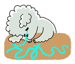 Various feelings by dog sticker #10600573