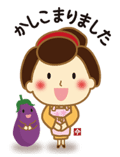 Cooking Ai-chan which came from the Edo sticker #10600867