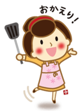 Cooking Ai-chan which came from the Edo sticker #10600870