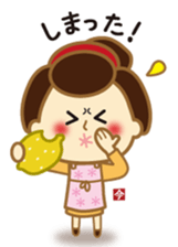 Cooking Ai-chan which came from the Edo sticker #10600877