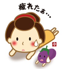 Cooking Ai-chan which came from the Edo sticker #10600887
