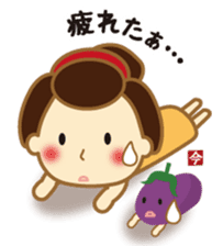 Cooking Ai-chan which came from the Edo sticker #10600887