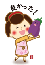 Cooking Ai-chan which came from the Edo sticker #10600889