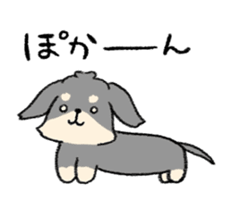 Lala of a dachshund sticker #10601165