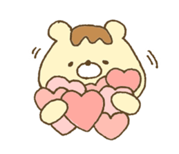 Bear resembling a pudding 2 sticker #10601478