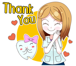 Dentist & LovelyTeeth sticker #10601620