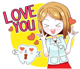 Dentist & LovelyTeeth sticker #10601623
