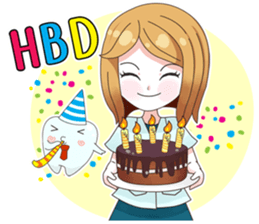 Dentist & LovelyTeeth sticker #10601627