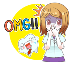 Dentist & LovelyTeeth sticker #10601629