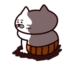 Kansai dialect Uncle cat part4 sticker #10602485