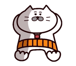 Kansai dialect Uncle cat part4 sticker #10602494