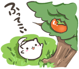 a white Shiba Inu who lives next door sticker #10602858