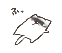 a white Shiba Inu who lives next door sticker #10602894