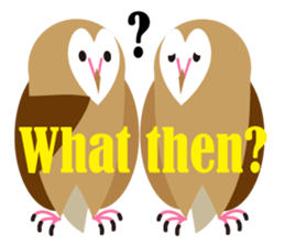 Heart Owl sticker #10602900
